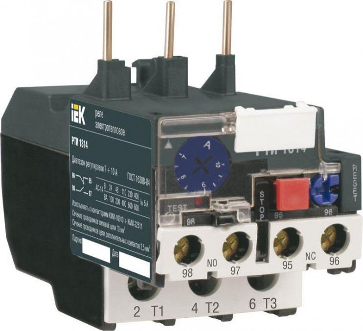 Реле тепл. РТИ 1314 7-10А KARAT IEK DRT10-0007-0010