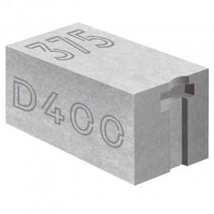 Газобетонный блок 375*250*625мм D400