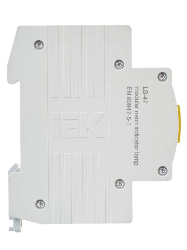 Лампа сигнальная ЛС-47 желт. KARAT IEK MLS10-230-K05