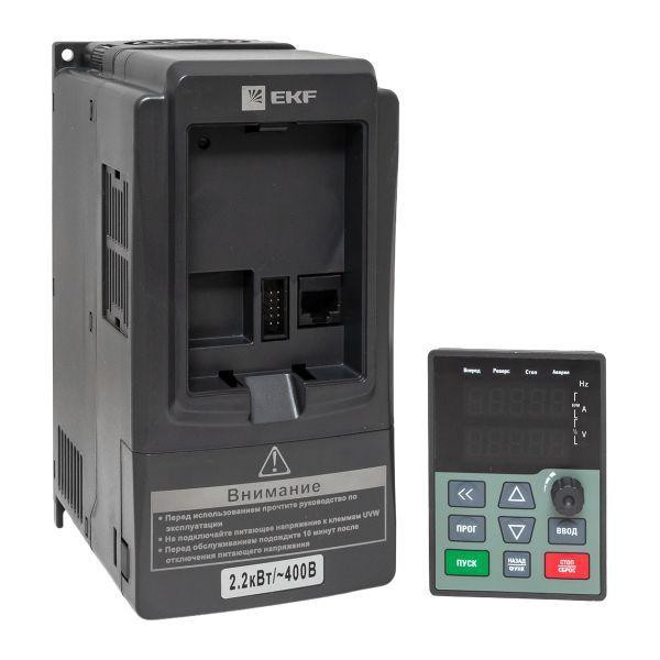 Преобразователь частоты 2.2/4кВт 3х400В VECTOR-100 PROxima EKF VT100-2R2-3B