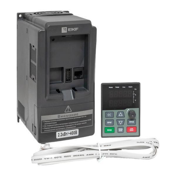 Преобразователь частоты 2.2/4кВт 3х400В VECTOR-100 PROxima EKF VT100-2R2-3B
