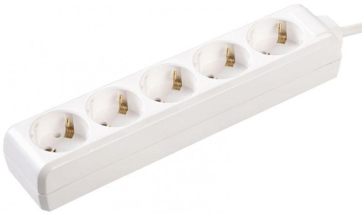 Удлинитель 5х3м с заземл. 16А IP20 У05 2P+PE 250В 3х1 IEK WYP10-16-05-03-Z-N