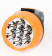 Фонарь аккумуляторный LED3807 7LED 2 режима аккум. SLA 220В пластик. черн./желт. (кор.) Ultraflash 9216
