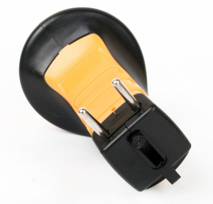 Фонарь аккумуляторный LED3807 7LED 2 режима аккум. SLA 220В пластик. черн./желт. (кор.) Ultraflash 9216