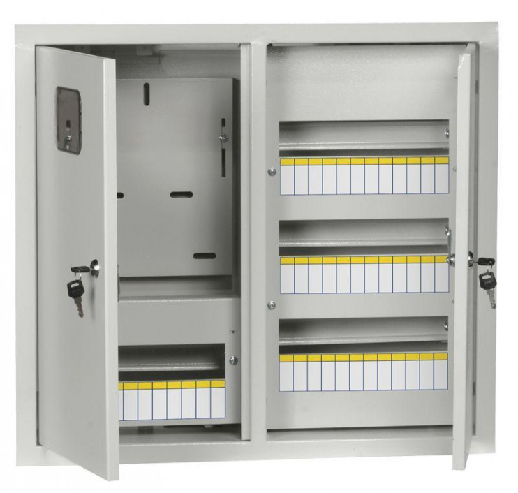 Корпус ЩУРв-3/48 TITAN 550х610х165мм IP31 метал. IEK MKM35-V-48-31-ZO