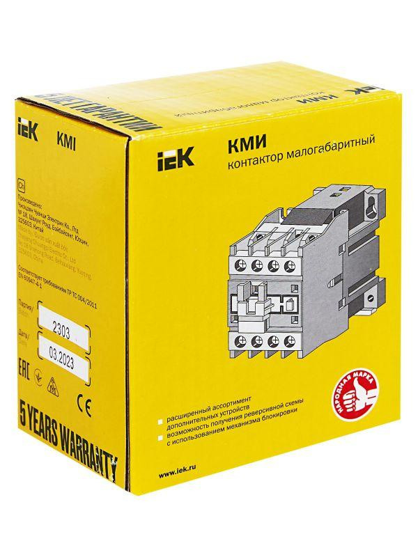 Контактор КМИ-22510 25А 24В/АС3 1НО KARAT IEK KKM21-025-024-10