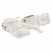 Коннектор RJ45 (8P8C) кат.5E неэкранир. TERACOM универс. (уп.10шт) EKF TRC-PLUG-5EUTP-10
