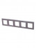 Рамка Levit 5п кофе макиато/бел. ABB 2CHH015050A6018