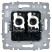 Розетка компьютерная двойн. СП RJ45 кат.5E BRITE РК10-2-БрБ механизм бел. IEK BR-K20-1-K01