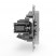 Розетка компьютерная 2-м СП Pixel RJ45 кат.5E механизм алюм. TOKOV ELECTRIC TKE-PX-RC2-C03