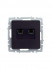 Розетка компьютерная двойн. СП RJ45 кат.5E BRITE РК10-2-БрЧ механизм черн. IEK BR-K20-1-K02