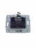 Розетка компьютерная СП RJ45 кат.5E BRITE РК10-БрС механизм сталь IEK BR-K10-1-K46