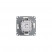 Кнопка нажимная 1-кл. СП Glossa 10А IP20 (сх. 1) 10AX механизм бел. SE GSL000115