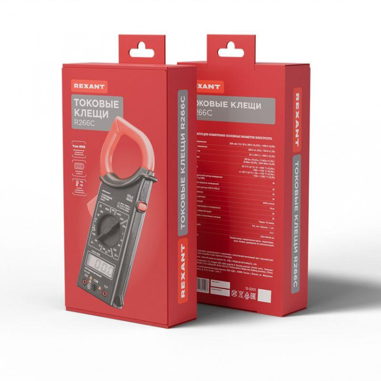 Клещи токовые R266C Rexant 13-3203