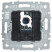 Розетка компьютерная СП RJ45 кат.6 BRITE РК11-БрБ механизм бел. IEK BR-K10-2-K01
