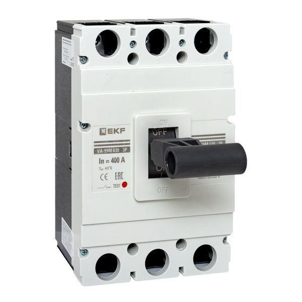 Выключатель автоматический 3п 630/400А 50кА ВА-99М PROxima EKF mccb99-630-400m