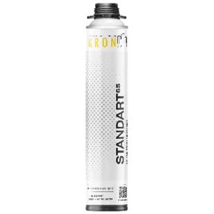 Пена монтажная STANDART 65 ВСЕСЕЗОННАЯ KRONBUILD