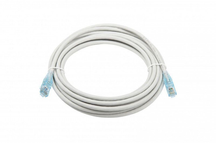 Патч-корд PC-LPM-UTP-RJ45-RJ45-C6-5M-LSZH-GY U/UTP кат.6 LSZH 5м сер. Hyperline 41841