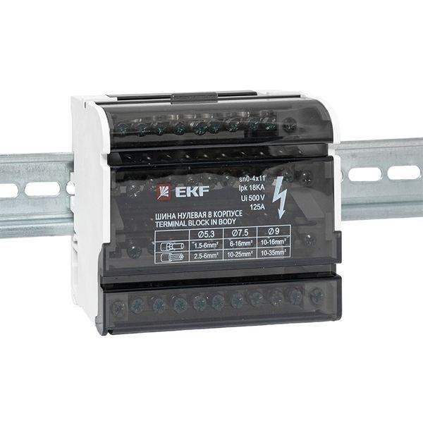 Шина нулевая в корпусе 4х11 EKF sn0-4x11