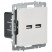 Розетка BRITE USB A+A 3.1А РЮ10-1-БрБ механизм бел. IEK BR-U21-D31-K01