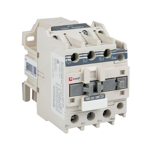 Контактор КМЭ 32А кат. 380В AC 1НО EKF ctr-s-32-380