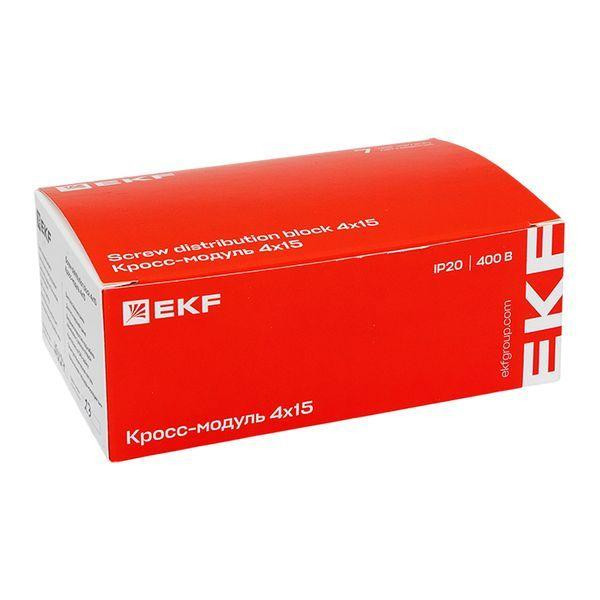 Шина нулевая в корпусе 4х15 EKF sn0-4x15