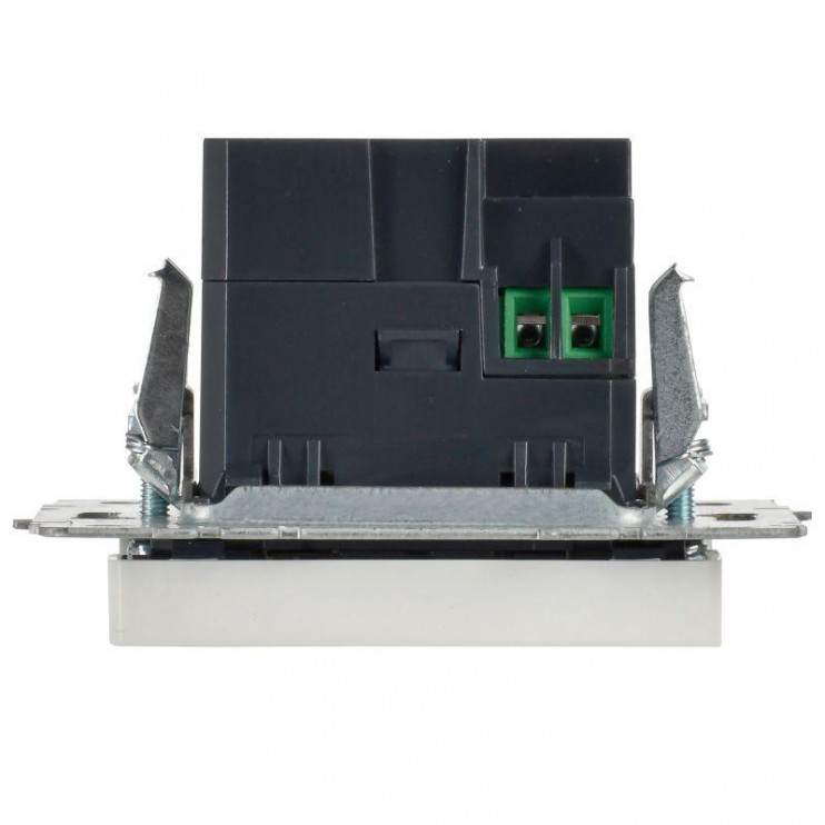 Розетка BRITE USB A+C 18Вт РЮ11-1-БрБ механизм бел. IEK BR-U22-018-K01