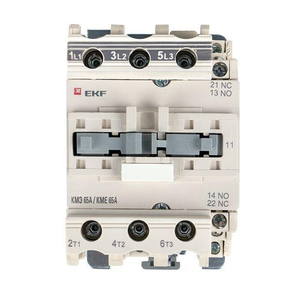 Контактор КМЭ 65А кат. 220В AC 1НО+1НЗ EKF ctr-s-65-220