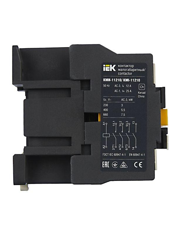 Контактор КМИ-11210 12А 24В/АС3 1НО KARAT IEK KKM11-012-024-10