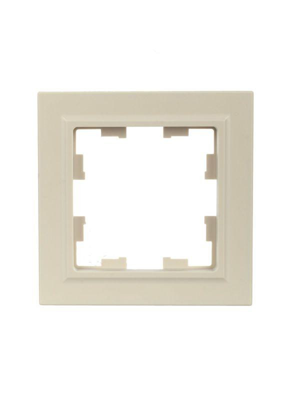 Рамка 1-м BRITE РУ-1-БрКр беж. IEK BR-M12-K10