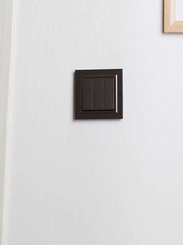 Рамка 1-м BRITE РУ-1-БрТБ бронза IEK BR-M12-K45