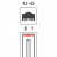 Джек компьютерный RJ45 (8P8C) кат.5E (уп.100шт) Rexant 05-1021