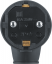Вилка угловая 61 367 NCA-PLR01-16A-E-IP44-BL с заземл. каучук черн. Navigator 61367