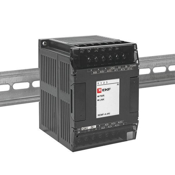 Модуль аналогового ввода REMF 4 PRO-Logic (без поверки) EKF REMF-A-4AI