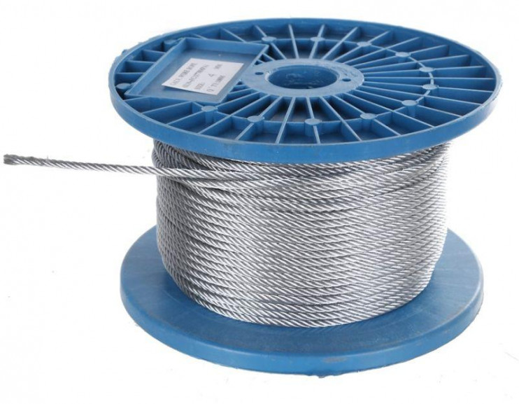 Трос стальной DIN 3055 4мм (уп.200м) Промрукав PR08.3825