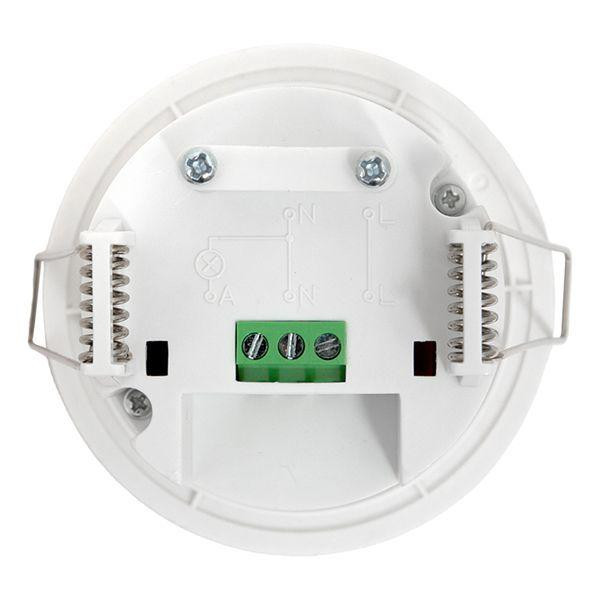 Датчик движения микроволновый MW-701 1200Вт 360град. до 20м IP20 бел. PROxima EKF dd-mw-701