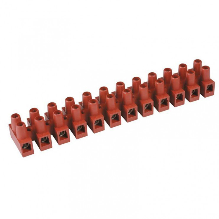 Колодка клеммная винтовая OK-434-12-FV 12х10мм фиберглас DKC 43412FV