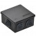 Коробка распаячная ОП 85х85х40 IP44 КМ41235 6 гермовводов черн. IEK UKO21-085-085-040-K02-44