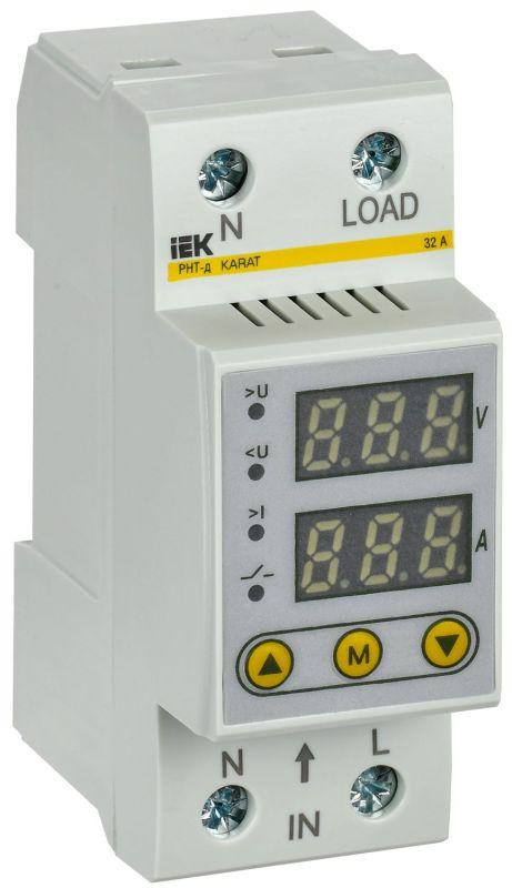 Реле напряжения и тока РНТ-д 1ф 36мм 32А KARAT IEK IVC21-1-32