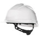 Каска защитная QUARTZ UP III без вентил. с храповым механизмом бел. Delta Plus QUARUP3BC