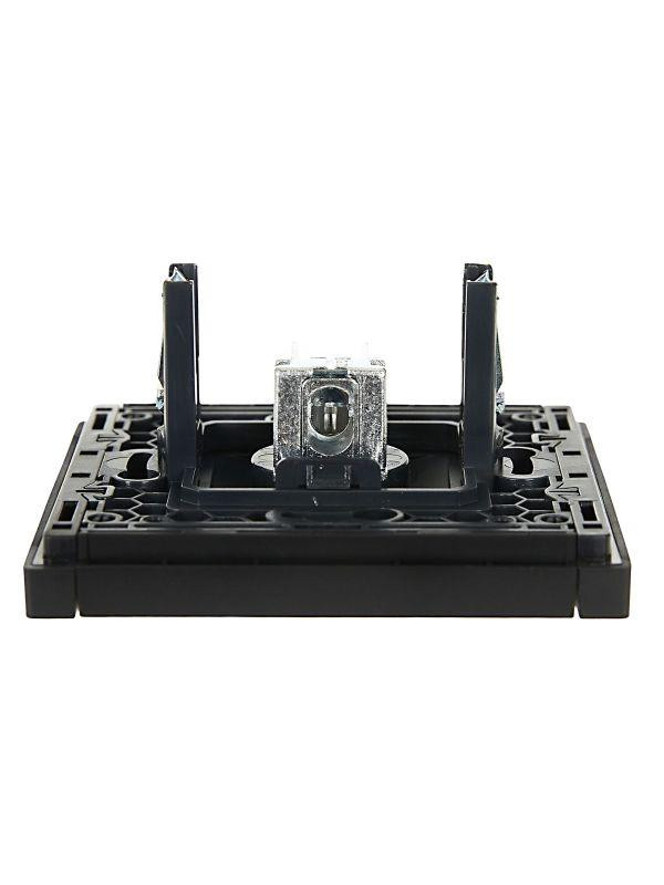 Розетка TV оконечная FORTE&PIANO FP128 черн. IEK FP-A10-O-K02