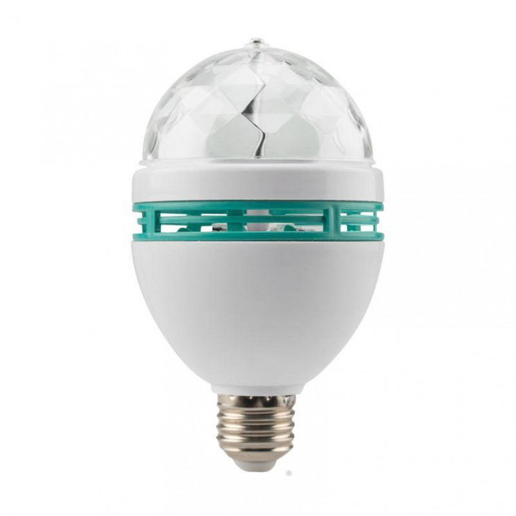 Лампа светодиодная "Диско" 6Вт 3LED RGB E27 230В IP20 с подставкой Neon-Night 601-251