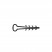 Дюбель-хомут d6х12мм для плоского кабеля полипропилен черн. (уп.50шт) EKF plc-cd-6x12b
