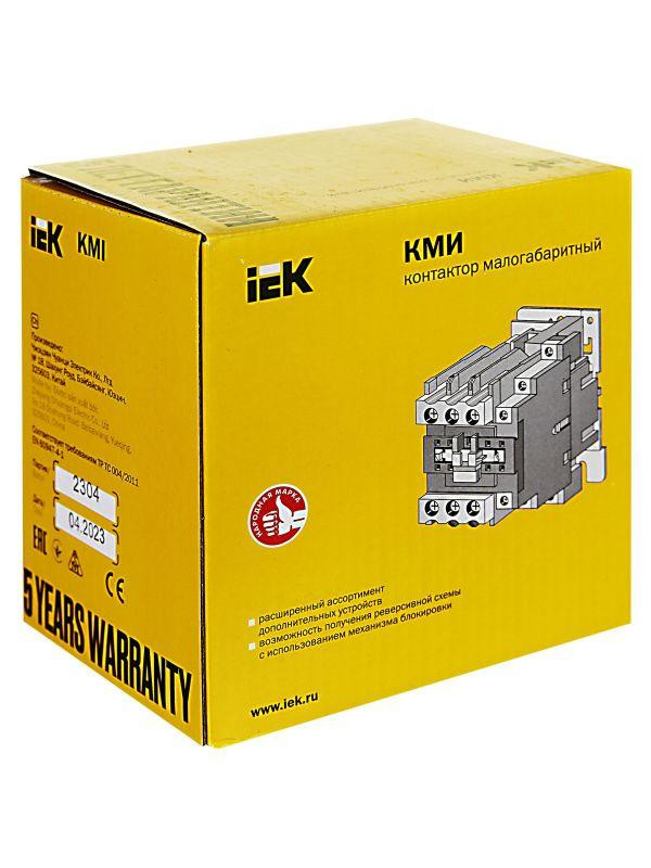 Контактор КМИ-48012 80А 230В/AC3 1НО 1Н3 KARAT IEK KKM41-080-230-11