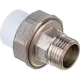 Муфта комбинированная разъемная 25мм х 3/4'' с наружной резьбой VALFEX 10156020