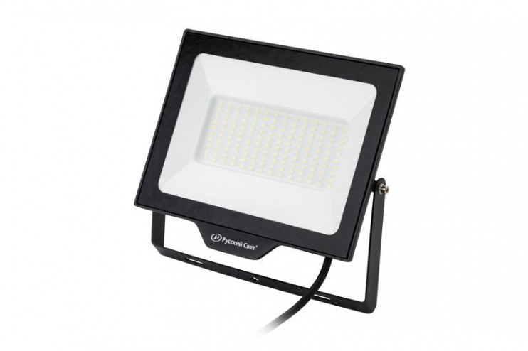 Прожектор светодиодный СДО FL 10 C 100W VW 840 BK CL 277х220х30мм 100Вт 4000К IP65 уличный черн. Русский Свет 15081023279